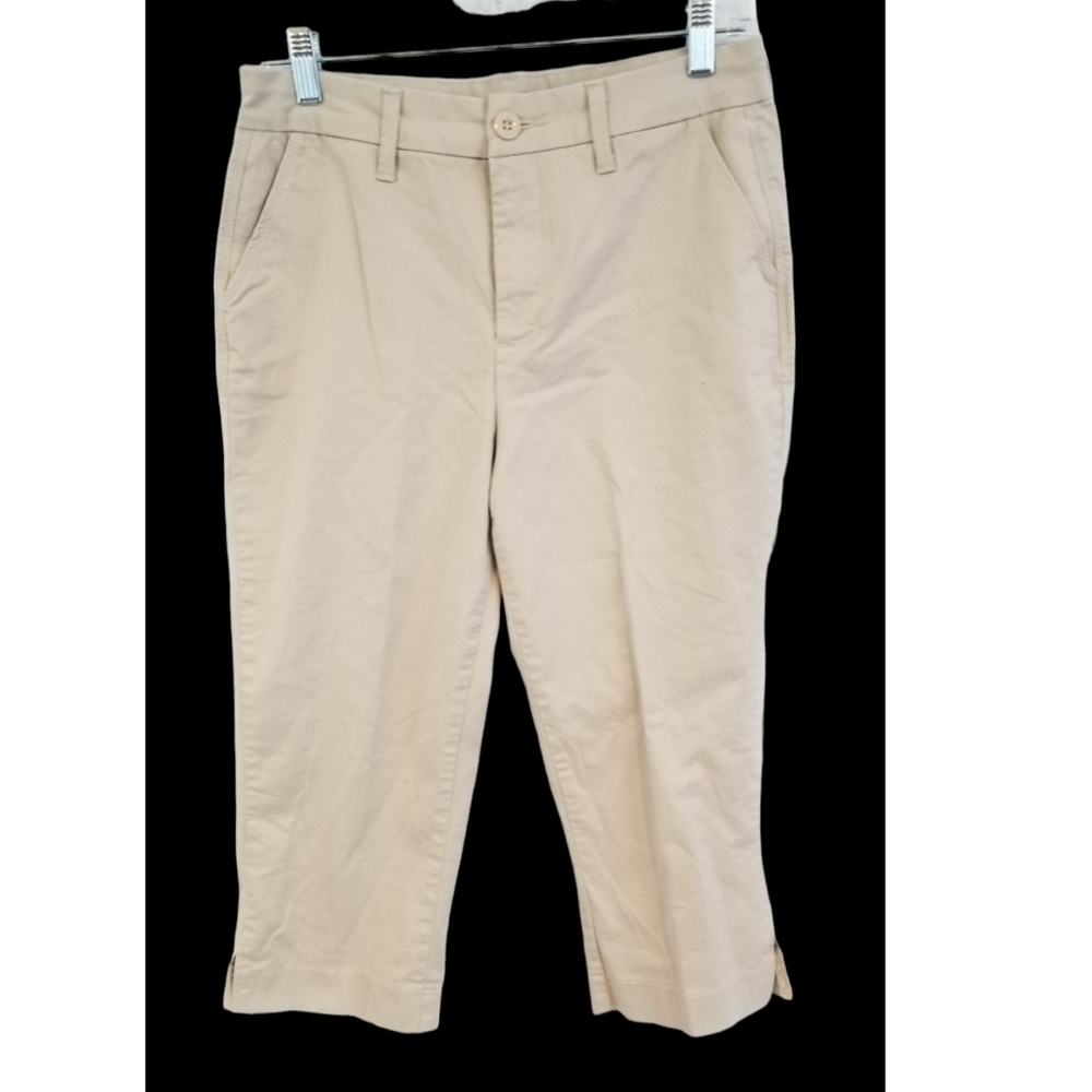 NYDJ Size 8P Capri Chino Pants
